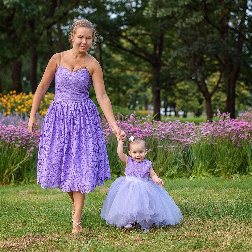 mother daughter matching dress